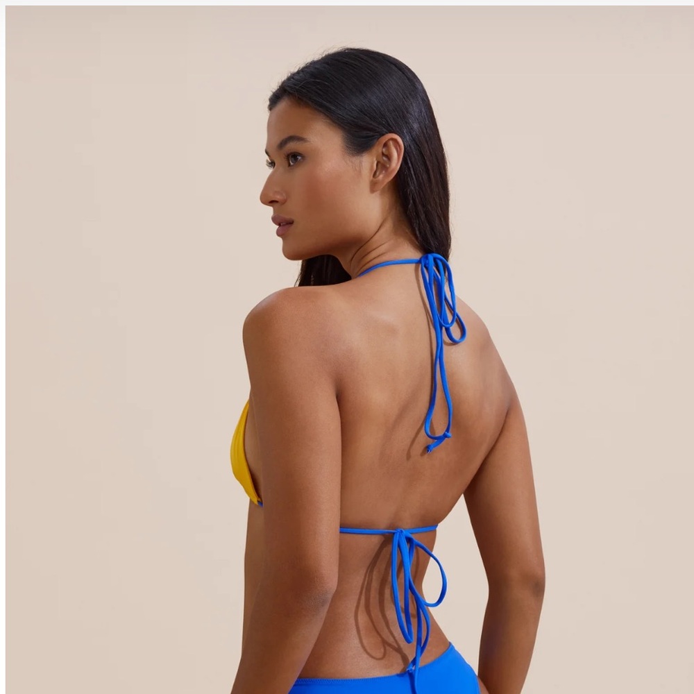 Stone Fox Swim NWT Tropez Bikini Top Brasilia L - Picture 4 of 11